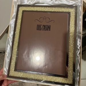 Oleg Cassini crystal diamond 8”x10” picture frame